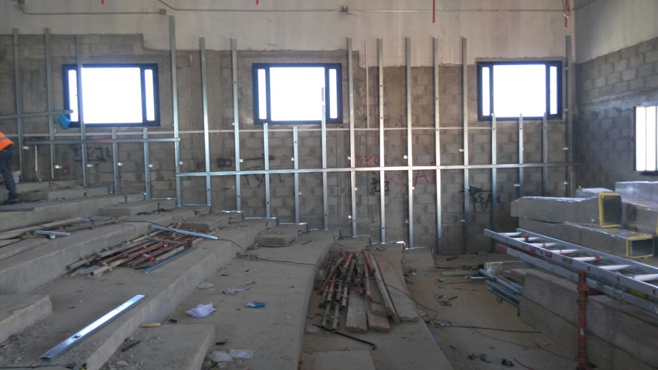 تجهيز مسرح شركة الكهرباء محطة pp12